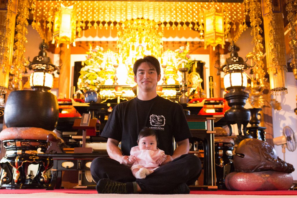 茂木慧太さんと愛娘の2ショット