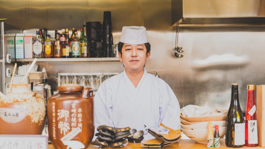 「善」の馬場善彦さん
