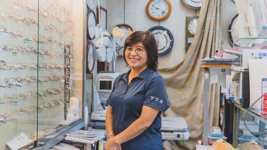 「マツエ時計店」の松江京子さん
