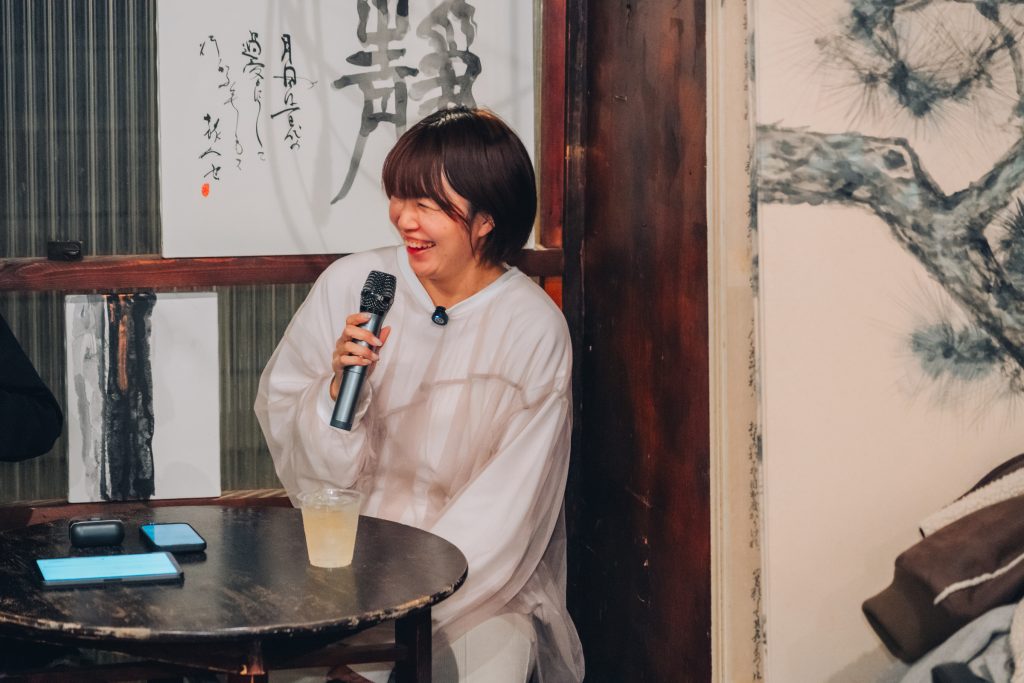 「Petitcoeur」をはじめるまでの経歴について話す松山さん