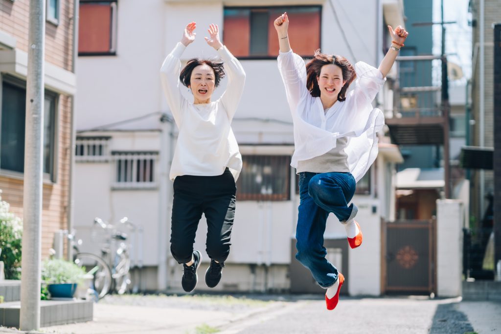 和田さんお決まりのジャンプをしまいも一緒に