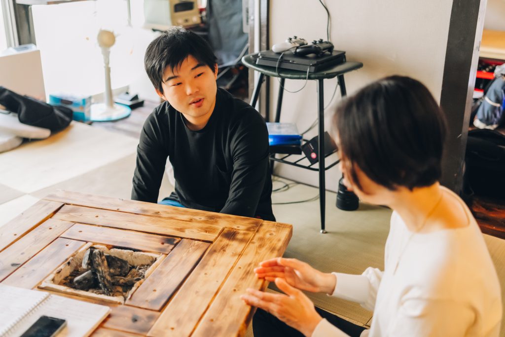 “あいだ”や、”ゆっくり”が難しいという話に共感する「らんたん亭」代表中島さん