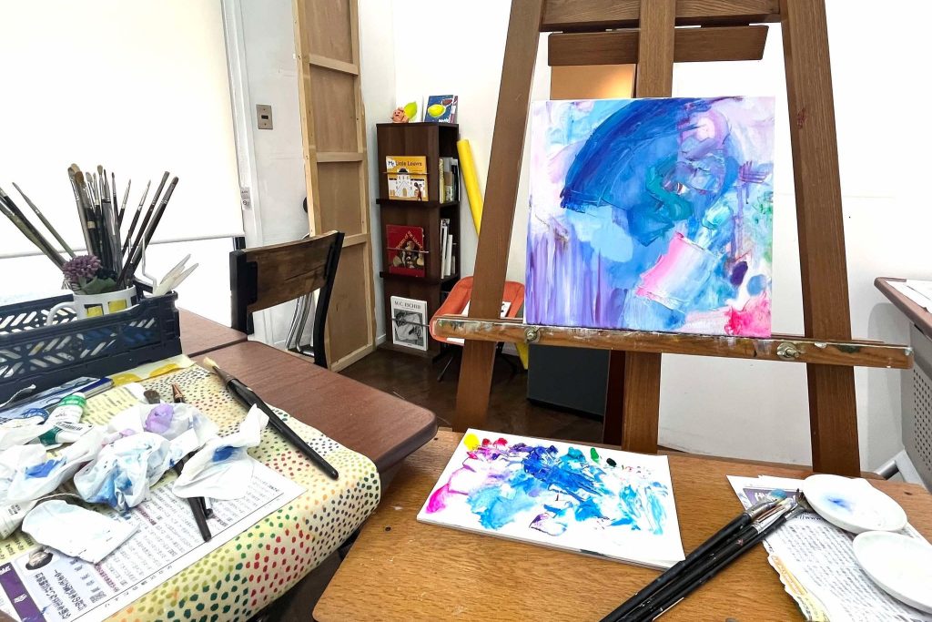 スズキミさんの作品制作の現場