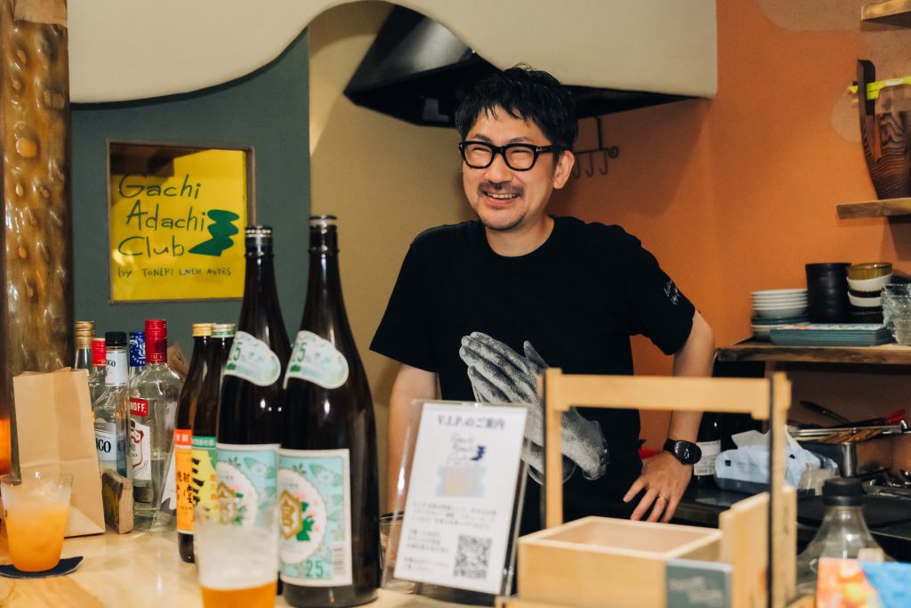 「Gachi Adachi Club」オーナーの大島