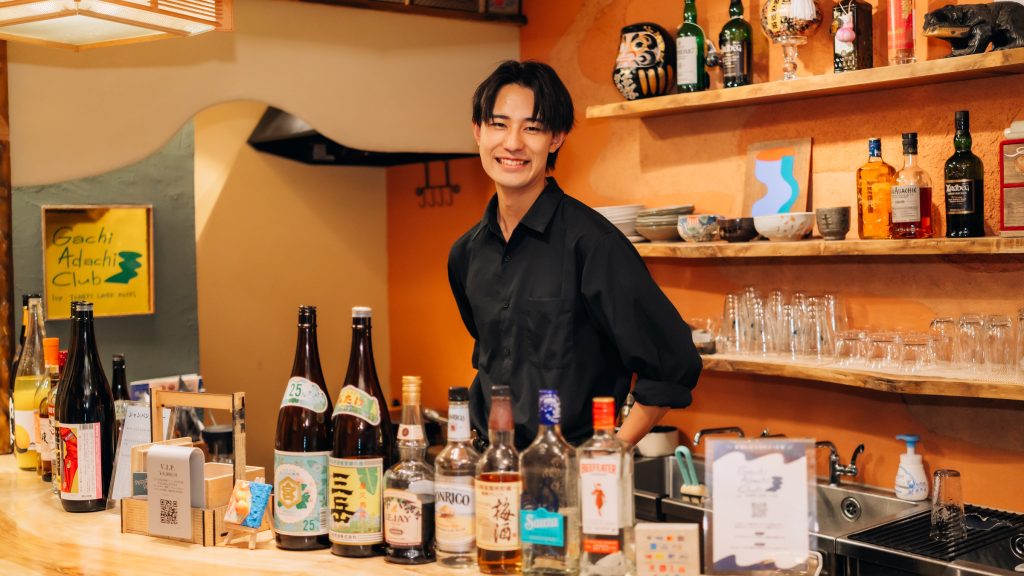 「Gachi Adachi Club」スタッフの石原颯泰さん