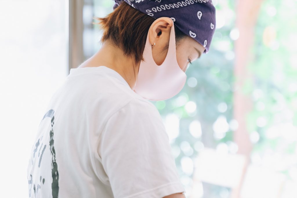 「にぎりむすび」女将の山本亜紀子さん