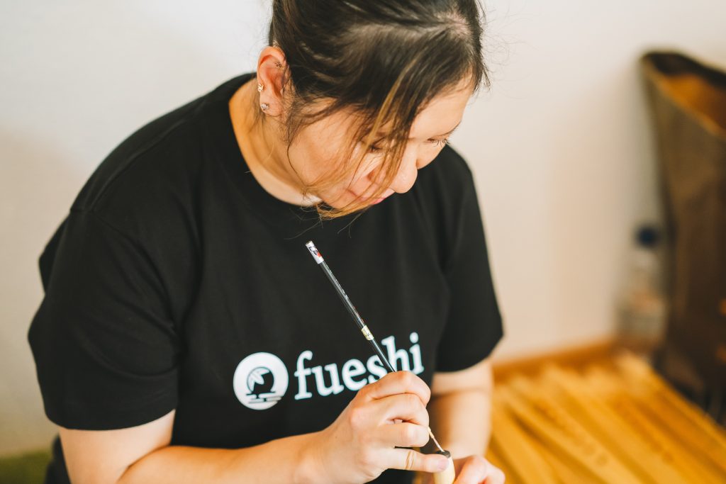 「大塚竹管楽器」の大塚美智子さん